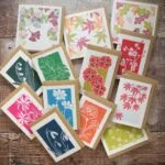 Cosmos Flowers Greeting Card – Botanical Card - Image 3