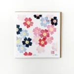 Primroses greeting card – botanical card by Grace Wong