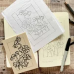 Daisies Linocut Print – April Birth Flower Wall Art - Image 6