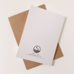 Tulips greeting card – botanical flower card by Grace Wong