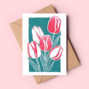 tulips-art-card