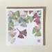 Ginkgo leaf greeting card – botanical card by Grace Wong