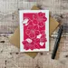 Hellebore greeting card – botanical flower card by Grace Wong
