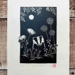 Original Linocut Print